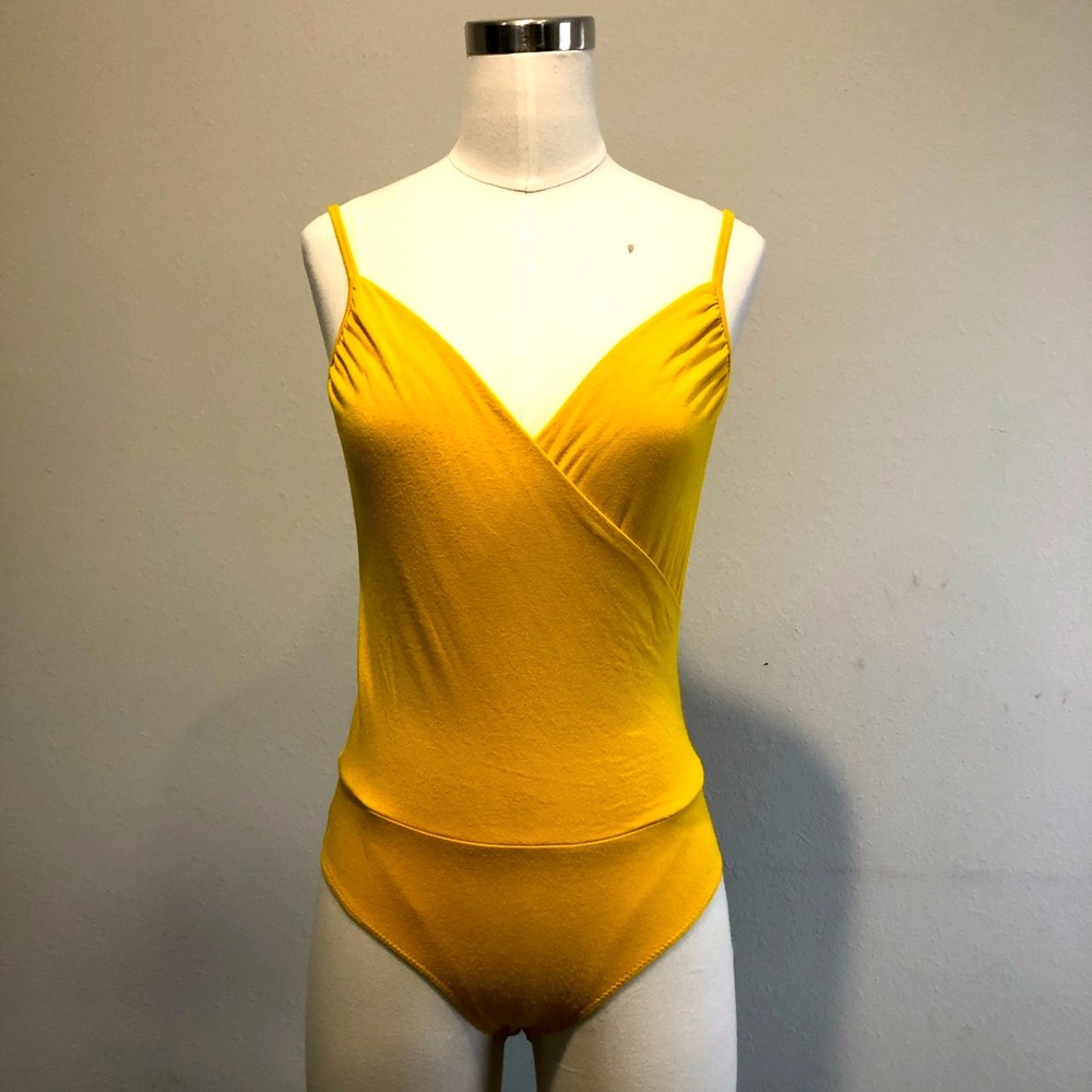 Mustard bodysuit